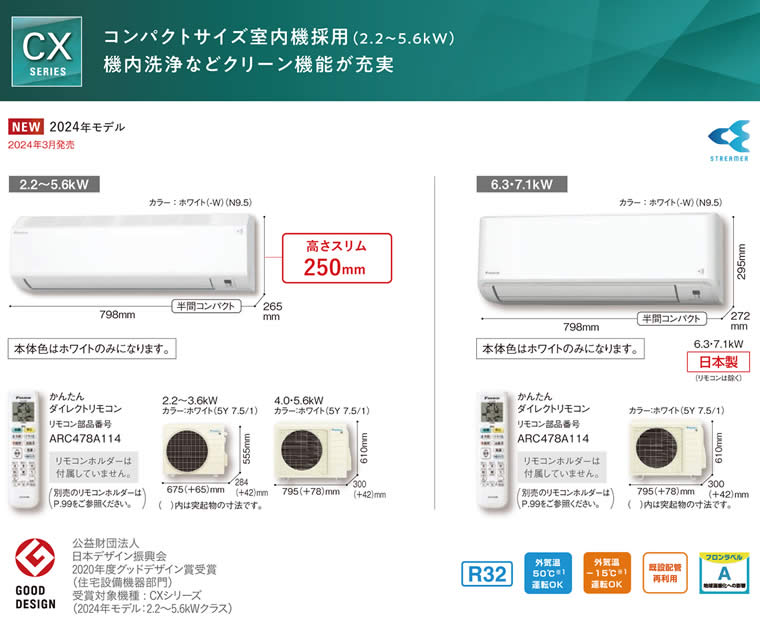 佐川急便⭐️処分特価⭐️エアコン 14畳用 ダイキン 4.0kW 200V CXシリーズ