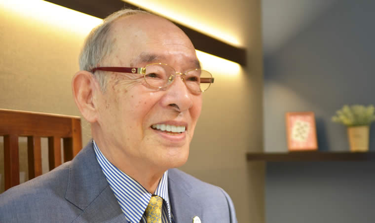 株式会社富士設備商会代表取締役会長奈良勝の写真です