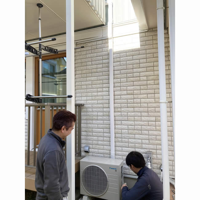 エアコン施工写真
